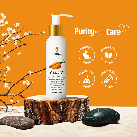 Carrot Gel Face Wash - Karrot Natural