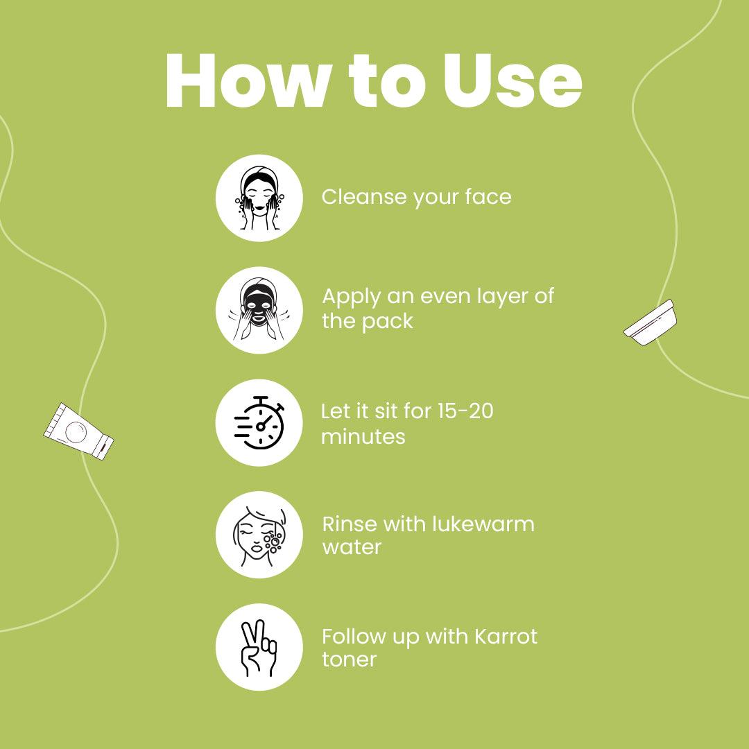 Green Tea Face Pack - Karrot Natural