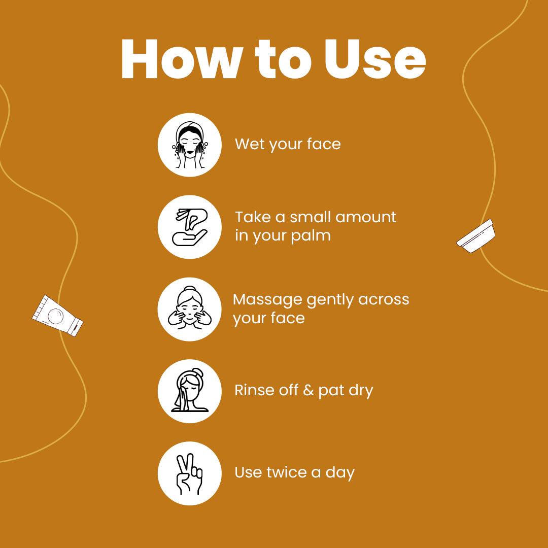 Ubtan Face Wash - Karrot Natural