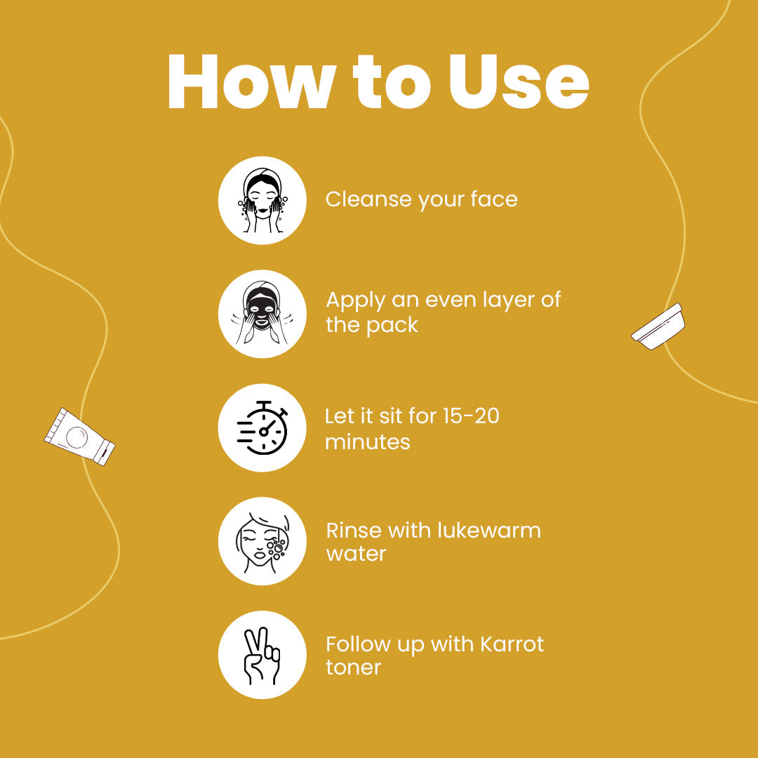 24K Gold Face Pack - Karrot Natural