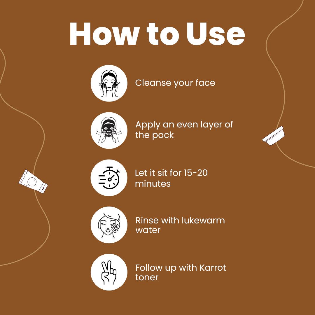Coffee Face Pack     - Karrot Natural