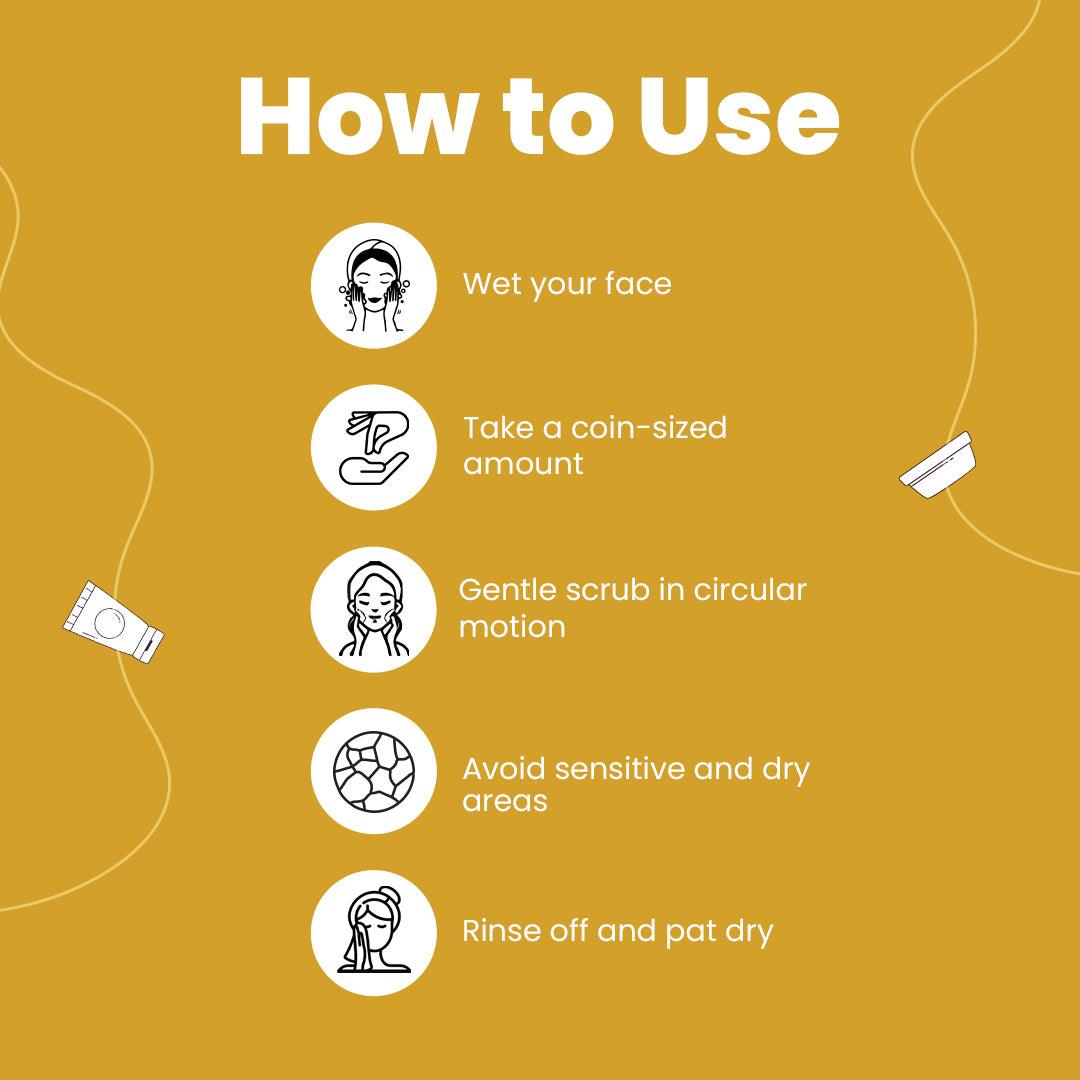 24K Gold Face Scrub - Karrot Natural