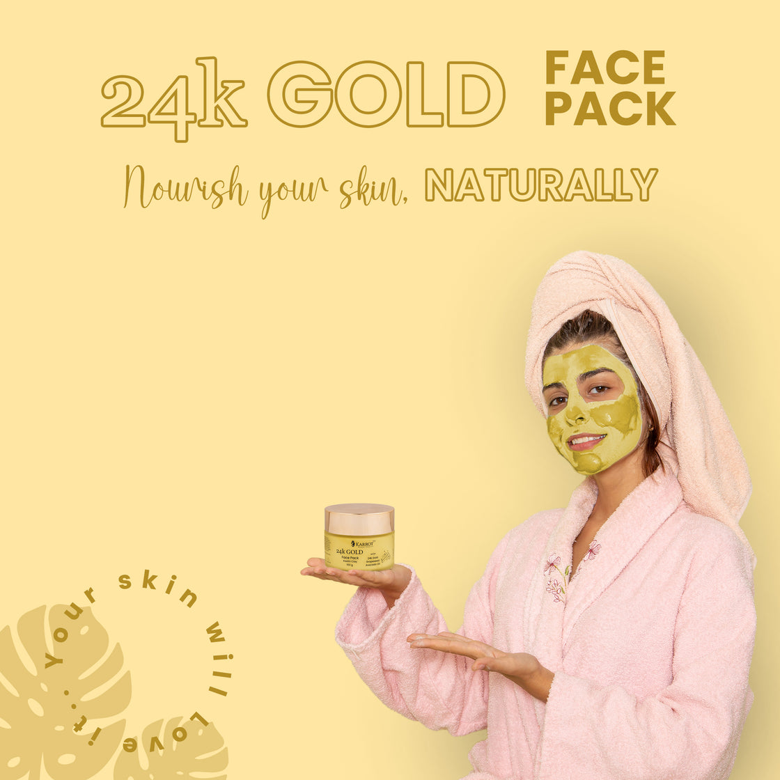 24K Gold Face Pack