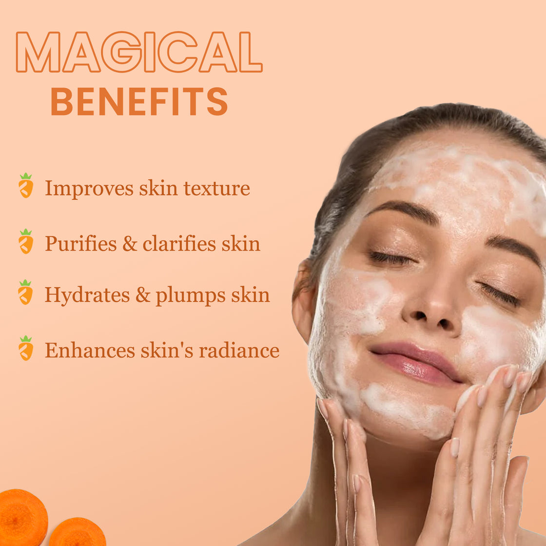 carrot face wash benefits