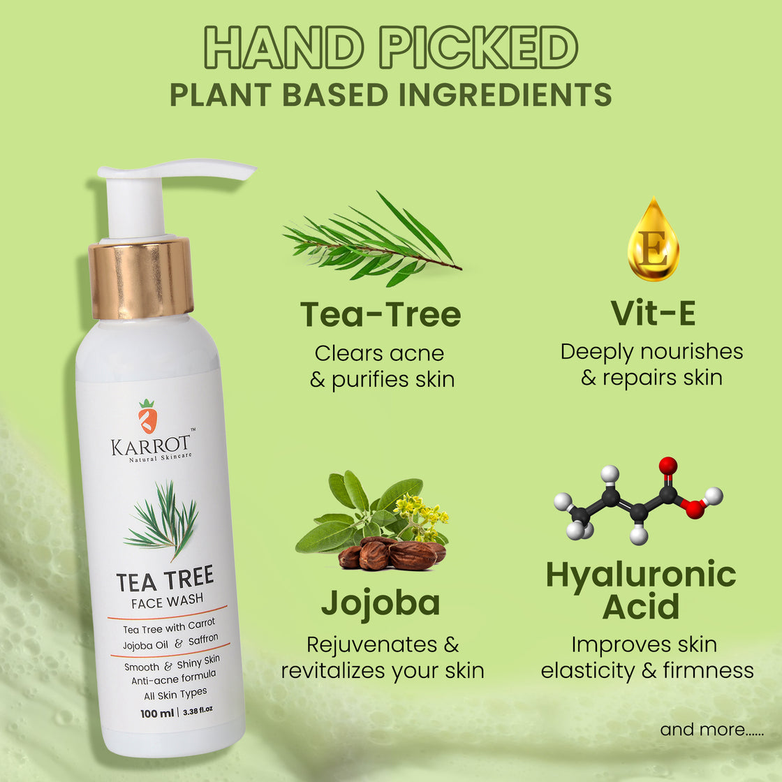 Tea Tree Face Wash Ingredients