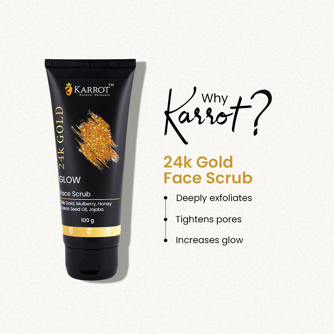 24K Gold Face Scrub