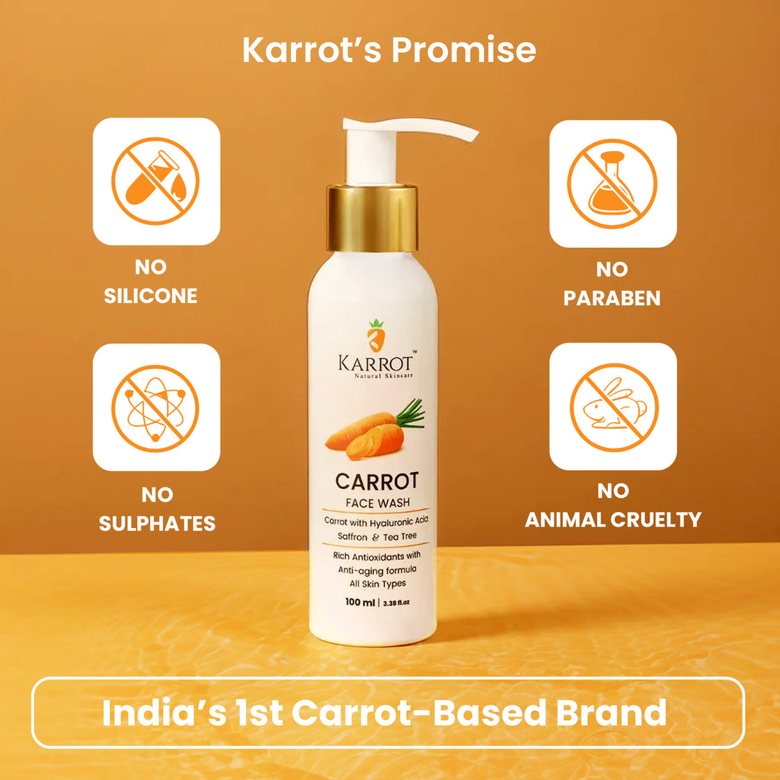 Carrot Gel Face Wash