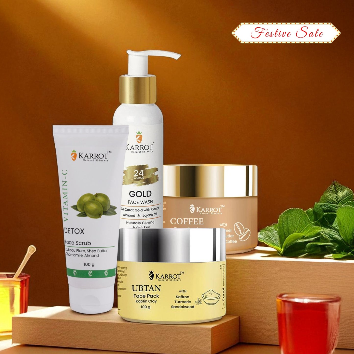 #1 Festive Bucket  – Get a FREE 24k Face Wash