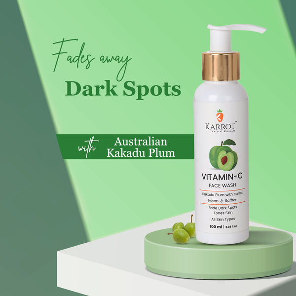 VITAMIN-C Gel Face wash for Skin Toning & Tightening with Australian Kakadu Plum. 100ml